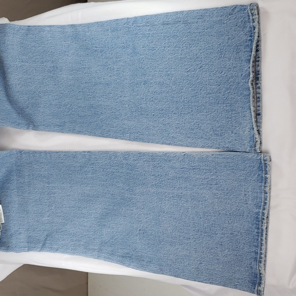 Levis Ribcage High Rise Bootcut Light Wash Button Fly sz 32 - Picture 9 of 13
